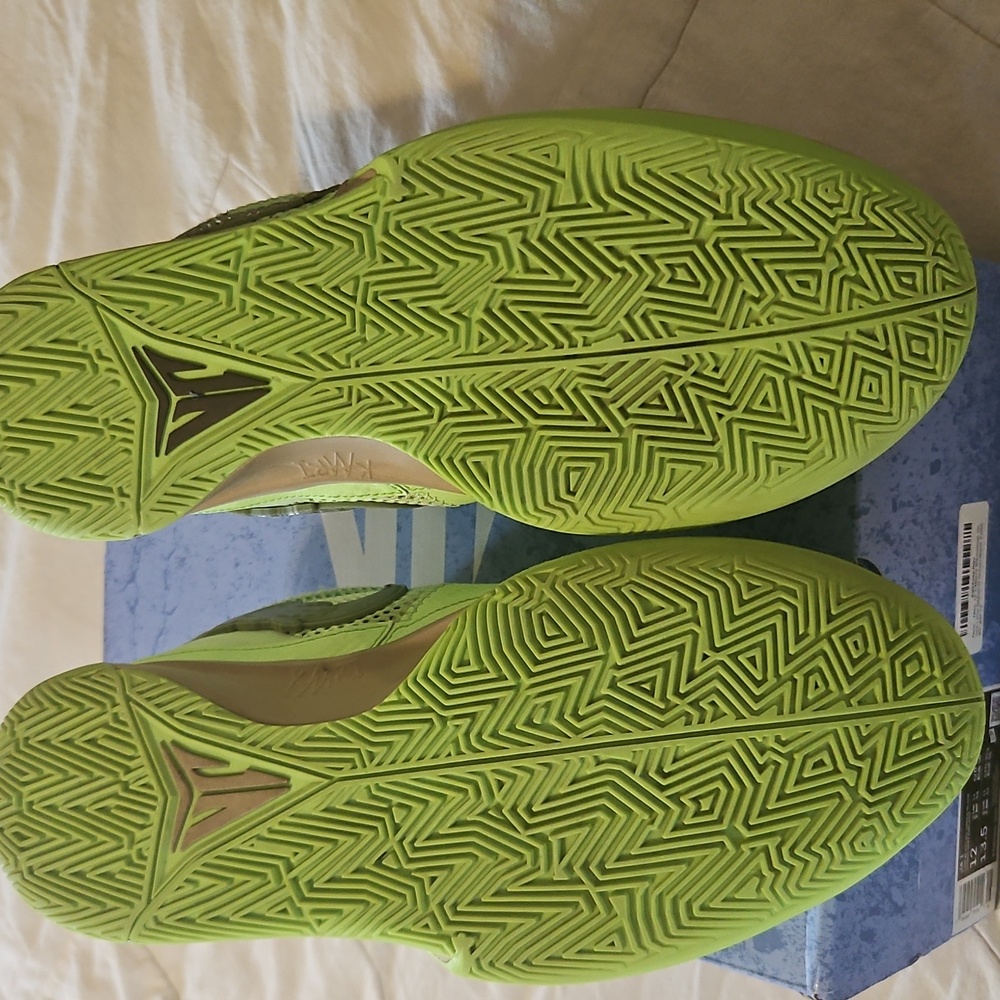 Nike Mens JA Morant Lime Zombie BASKETBALL Shoes 12 - Picture 7 of 9